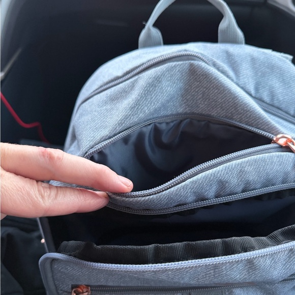 Adidas Gray & Rose Gold Backpack - Picture 6 of 7